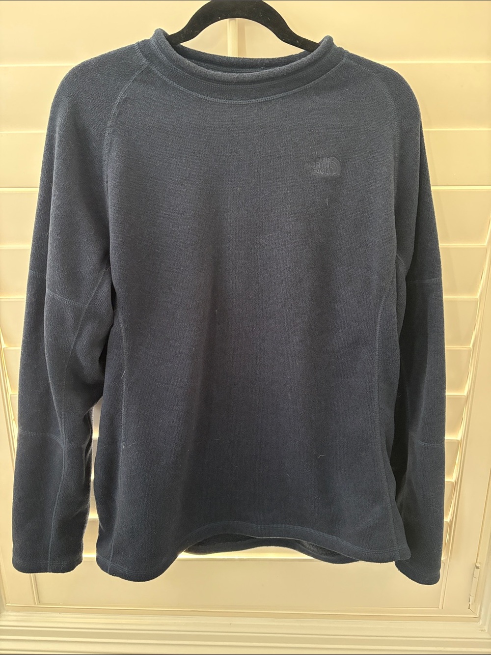 The North Face Men’s Dark Navy Crewneck Fleece Sweater
